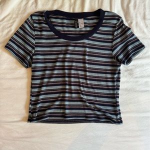 H&M striped cropped (kinda) top